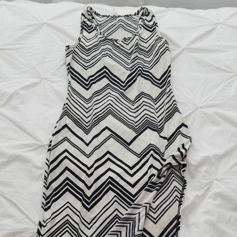 Costa Blanca Maxi Dress With Slit Size M